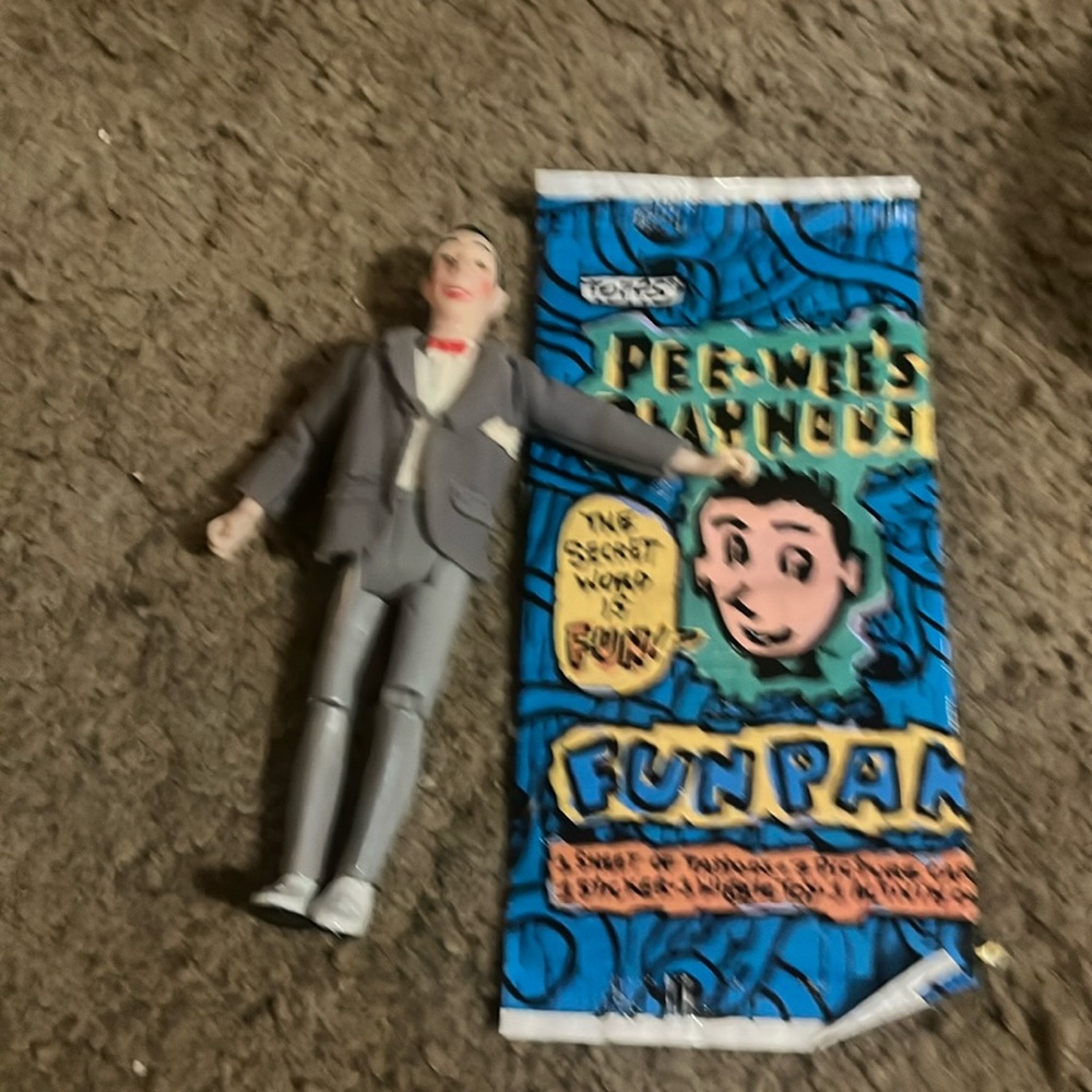 Pee-wee, Herman figurine and tops, peewees Playhouse fun pack